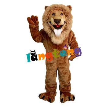 336 Muskuļu Talismans Lauva Dzīvnieku Kostīms Pieaugušajiem Cosplay Karikatūra Uzvalks Puse Tērpiem