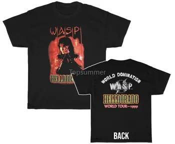 V. A. S. P. Lapseņu Helldorado Blackie Lawless Pasaules Kundzību 1999 Tour Krekls