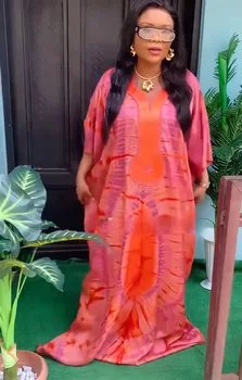 Dashiki Āfrikas Apģērbu Āfrikas Kāzu Kleitas Sievietēm Rudens Elegants Āfrikas V-veida kakla Plus Lieluma Ilgi Maxi Kleitu, Drēbes
